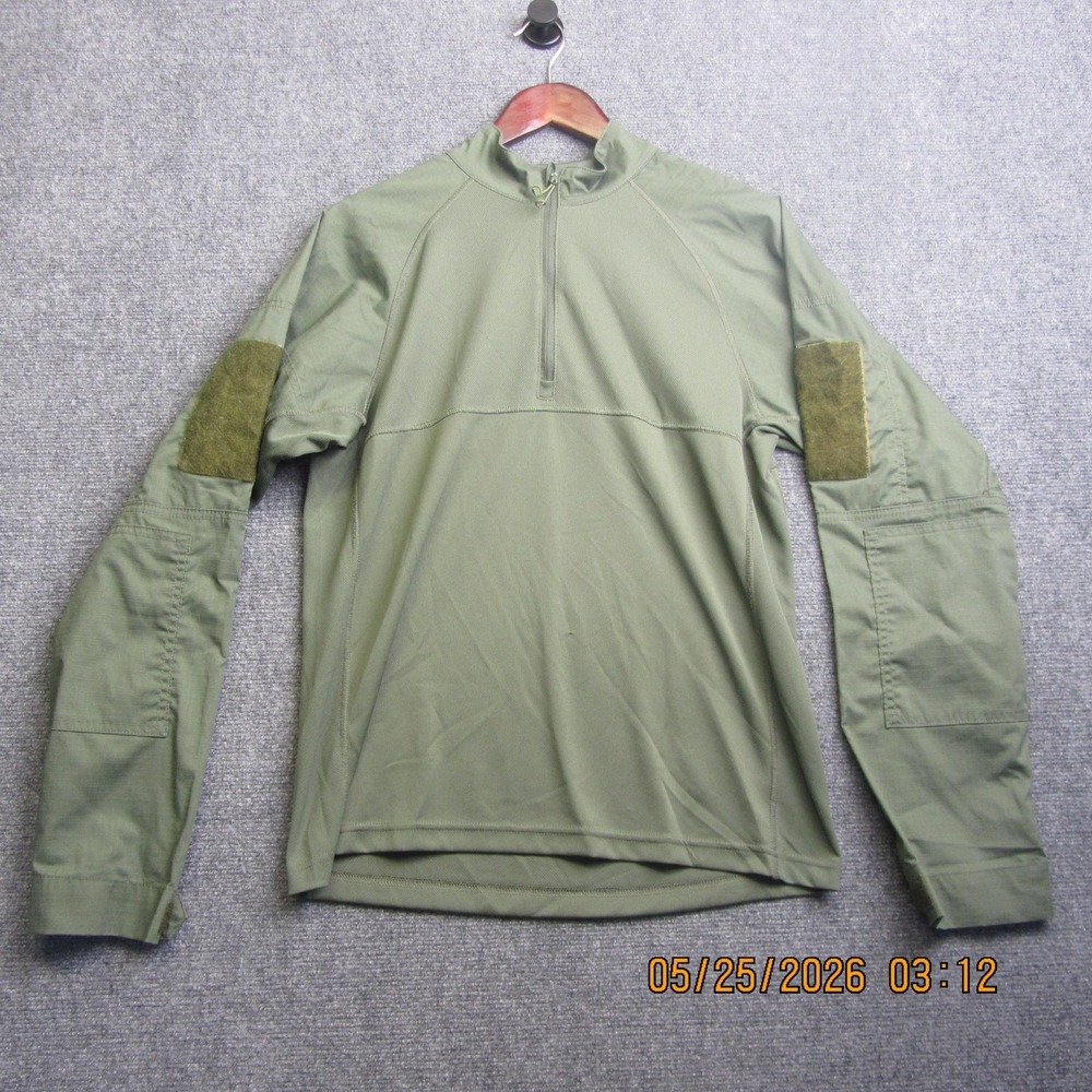 Propper Shirt Mens M Green 1/4 Zip Mock Neck Long Sleeve Tactical‎ Combat